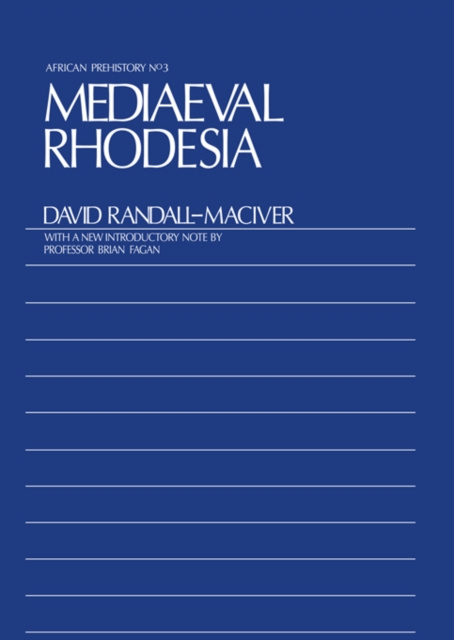 E-book Medieval Rhodesia David Randall-Maciver