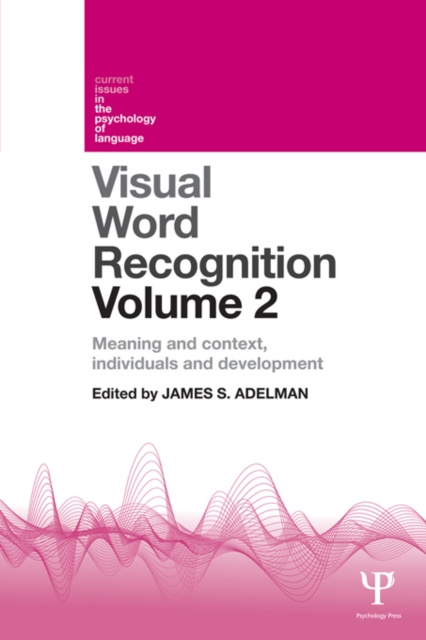 E-Book Visual Word Recognition Volume 2 James S Adelman