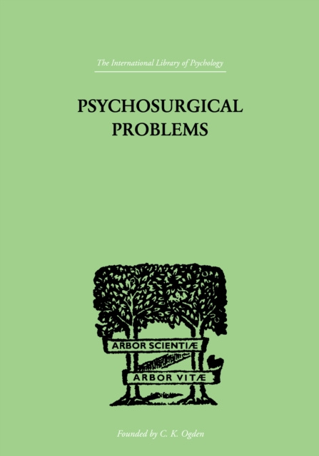 E-knjiga Psychosurgical Problems Fred A Mettler