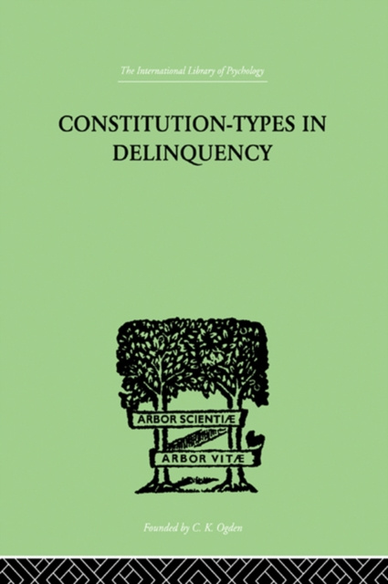E-book Constitution-Types In Delinquency W A Willemse