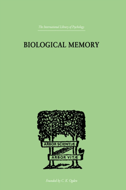 E-book Biological Memory Eugenio Rignano