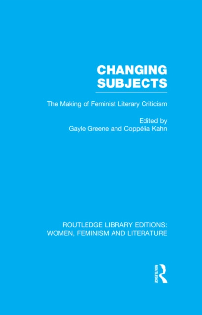 E-book Changing Subjects Gayle Greene