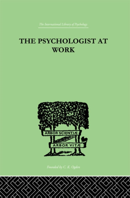 E-knjiga Psychologist At Work M R Harrower