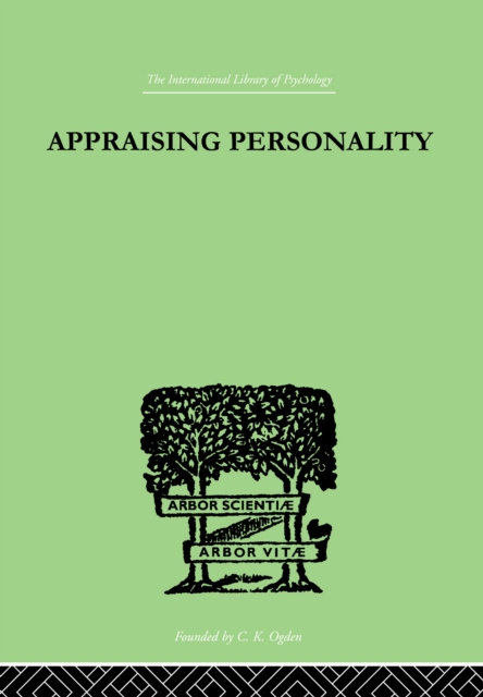 E-kniha Appraising Personality Molly Harrower