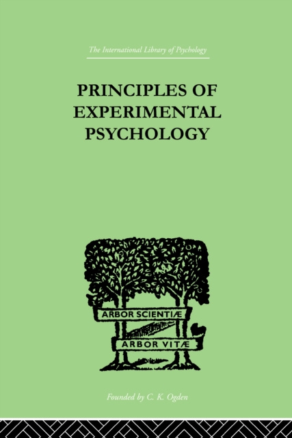 E-kniha Principles Of Experimental Psychology Henri Piron