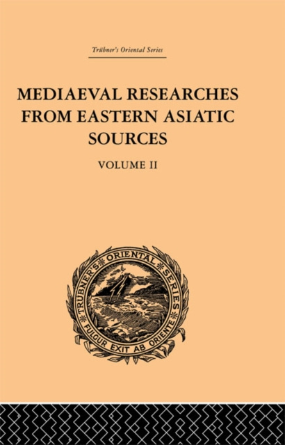 E-Book Mediaeval Researches from Eastern Asiatic Sources E. Bretschneider