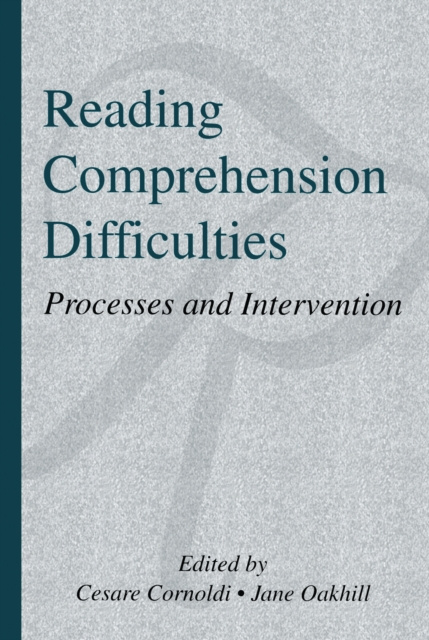 E-knjiga Reading Comprehension Difficulties Cesare Cornoldi