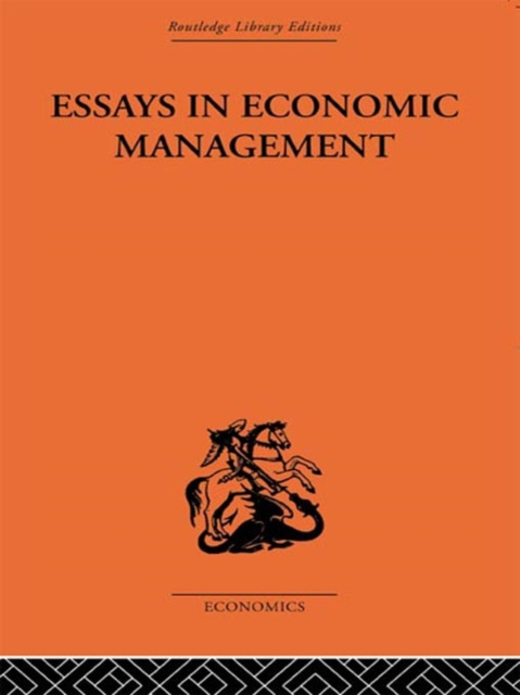 E-book Essays in Economic Management Alec Cairncross