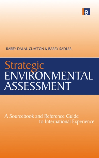 E-book Strategic Environmental Assessment Barry Sadler