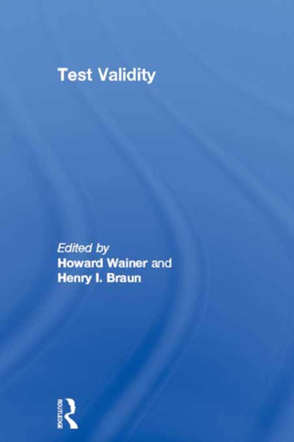 E-knjiga Test Validity Howard Wainer