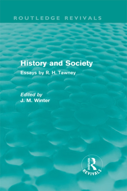 E-knjiga History and Society R.H. Tawney