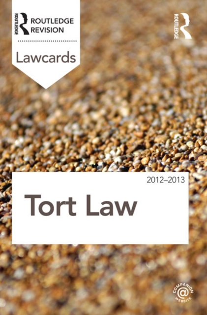 E-book Tort Lawcards 2012-2013 Routledge