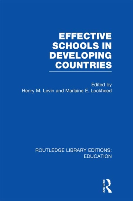 E-book Effective Schools in Developing Countries Henry Levin