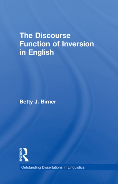 E-knjiga Discourse Function of Inversion in English Betty Birner