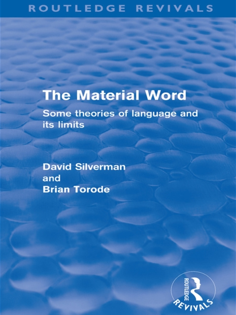 ebook Material Word (Routledge Revivals) David Silverman