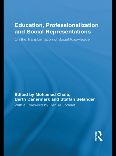 E-book Education, Professionalization and Social Representations Mohamed Chaib