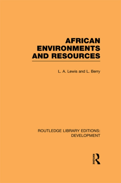 E-Book African Environments and Resources L. A. Lewis
