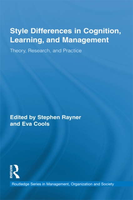 E-book Style Differences in Cognition, Learning, and Management Stephen Rayner