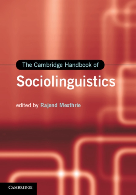 E-kniha Cambridge Handbook of Sociolinguistics Rajend Mesthrie