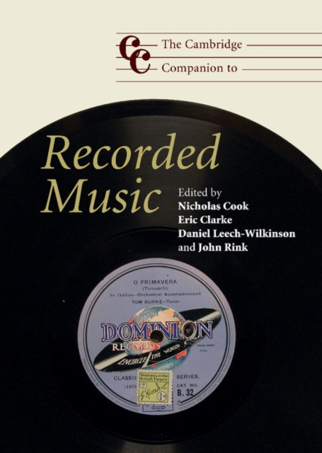 E-book Cambridge Companion to Recorded Music Nicholas Cook