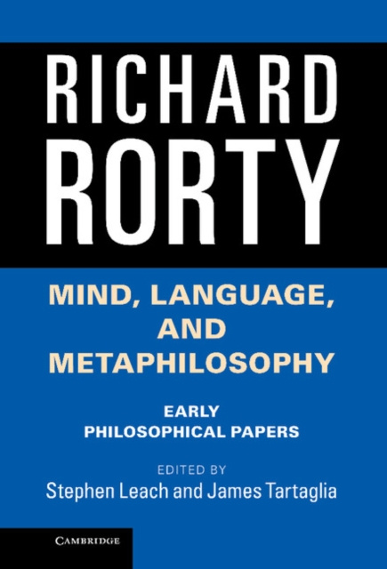 E-book Mind, Language, and Metaphilosophy Richard Rorty