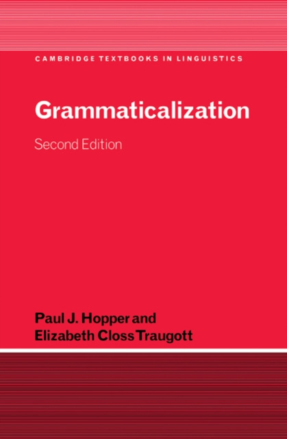 E-book Grammaticalization Paul J. Hopper