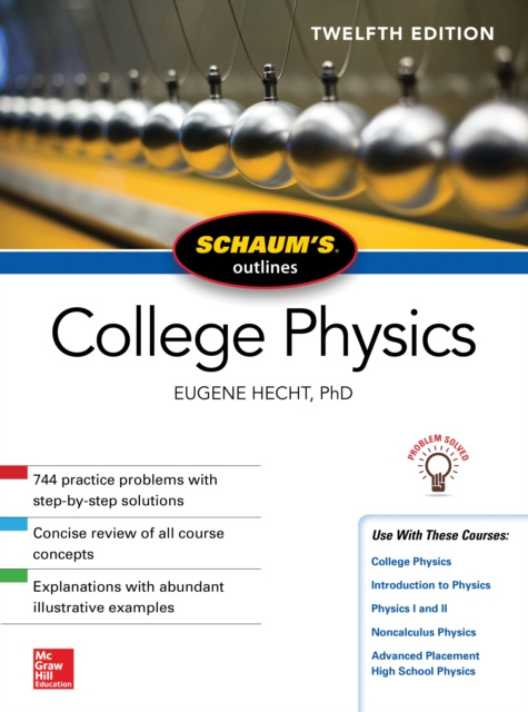 E-kniha Schaum's Outline of College Physics, Twelfth Edition Eugene Hecht