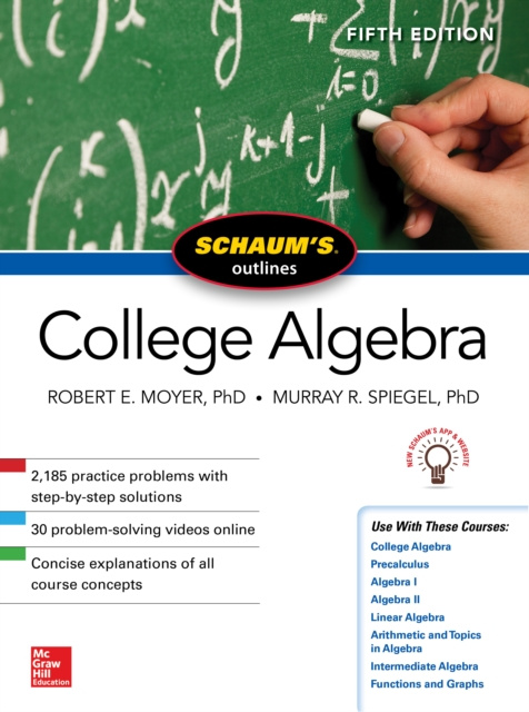 E-kniha Schaum's Outline of College Algebra, Fifth Edition Murray R. Spiegel
