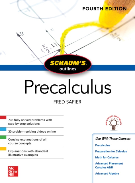 E-kniha Schaum's Outline of Precalculus, Fourth Edition Fred Safier