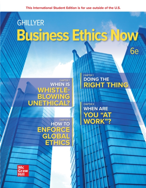 E-book ISE eBook for Business Ethics Now Andrew Ghillyer