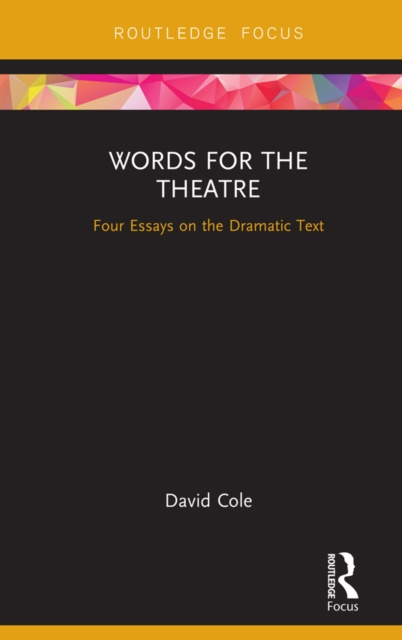 E-knjiga Words for the Theatre David Cole