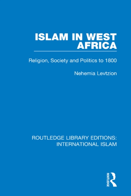 E-kniha Islam in West Africa Nehemia Levtzion