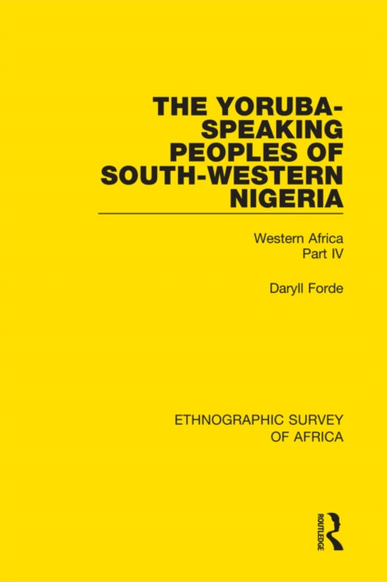 E-kniha Yoruba-Speaking Peoples of South-Western Nigeria Daryll Forde