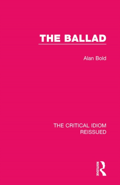 E-book Ballad Alan Bold