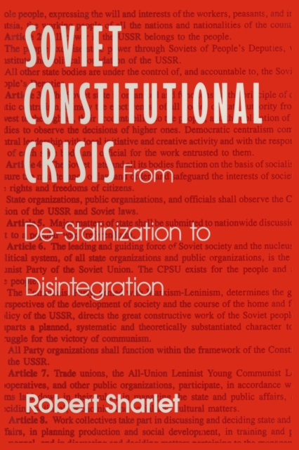 E-book Soviet Constitutional Crisis Robert Sharlet