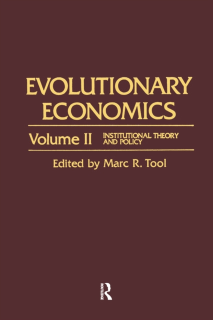 E-knjiga Evolutionary Economics Marc R. Tool