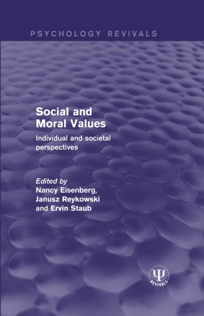 E-kniha Social and Moral Values Nancy Eisenberg