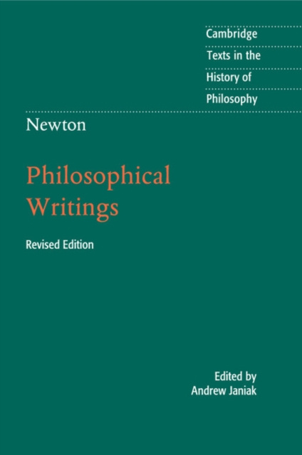 E-book Newton: Philosophical Writings Andrew Janiak