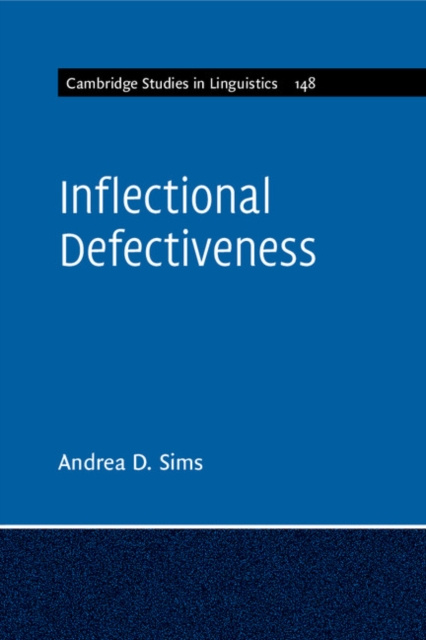 E-kniha Inflectional Defectiveness Andrea D. Sims