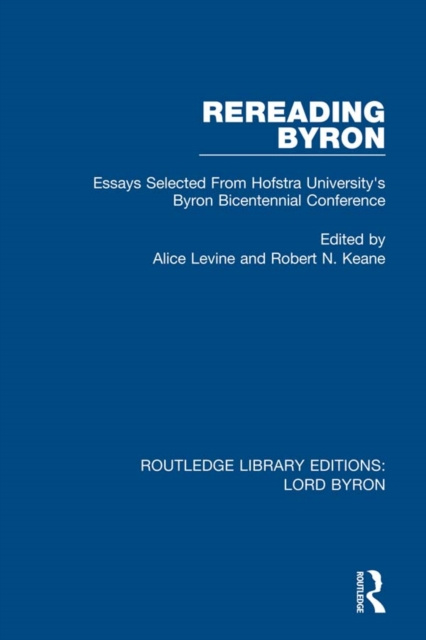 E-book Rereading Byron Alice Levine