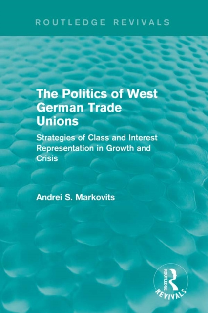E-kniha Politics of West German Trade Unions Andrei Markovits