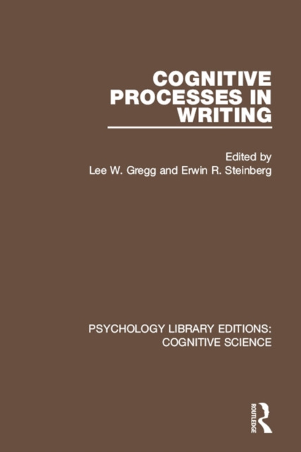 E-kniha Cognitive Processes in Writing Lee W. Gregg