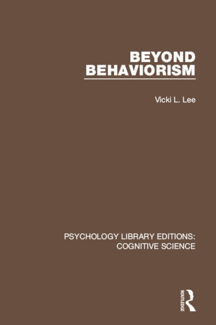 E-knjiga Beyond Behaviorism Vicki L. Lee