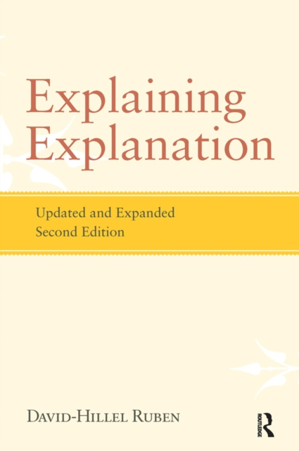 E-knjiga Explaining Explanation David-Hillel Ruben