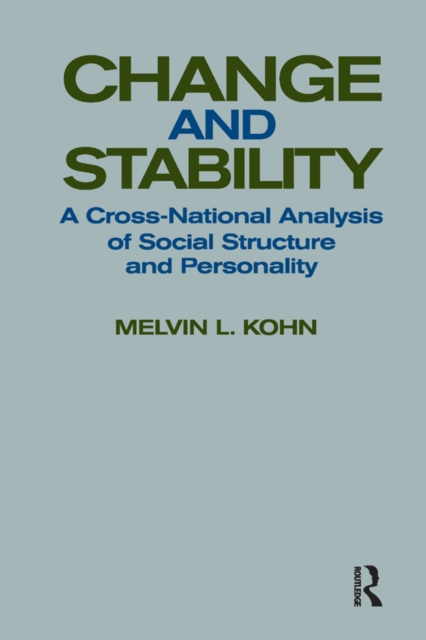 E-knjiga Change and Stability Melvin L. Kohn
