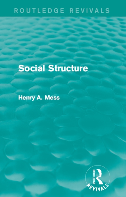 E-book Social Structure Henry A. Mess