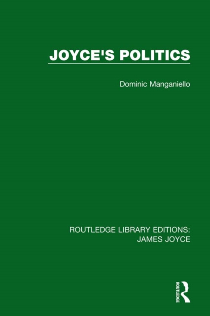 E-book Joyce's Politics Dominic Manganiello