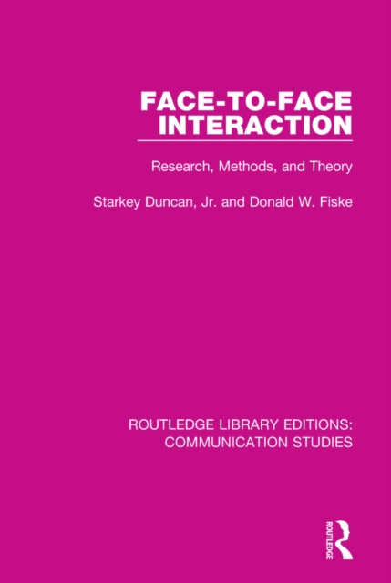 E-book Face-to-Face Interaction Starkey Duncan