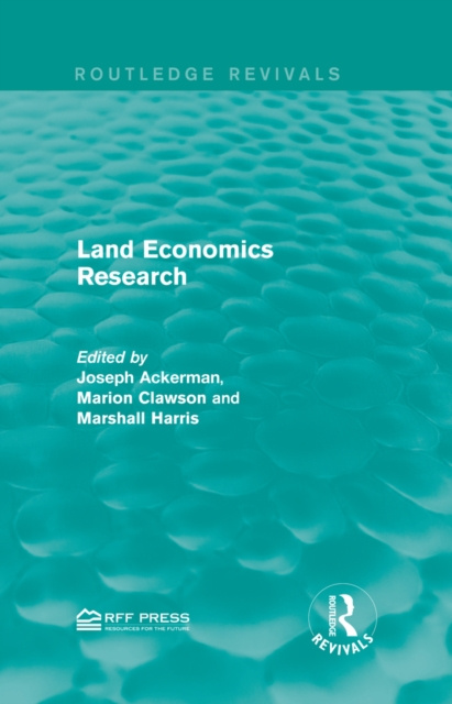 E-knjiga Land Economics Research Joseph Ackerman