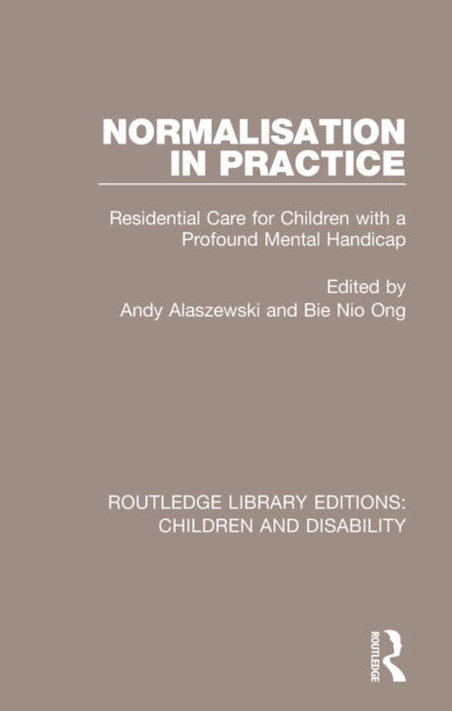E-knjiga Normalisation in Practice Andy Alaszewski